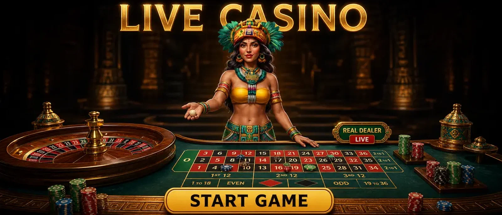 Salle de Casino en Direct Rolldorado